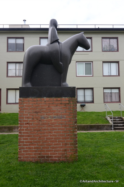 Bufano St Francis on Horseback Westside Courts