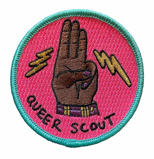 Queer Scout Badge: 2019 Colorway