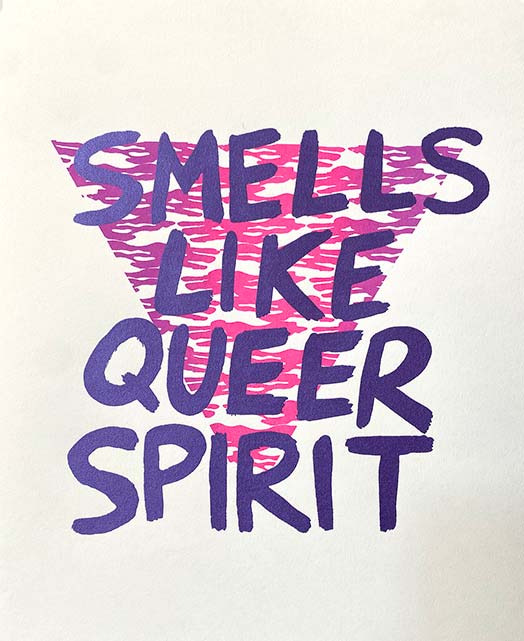 Queer Spirit screenprint