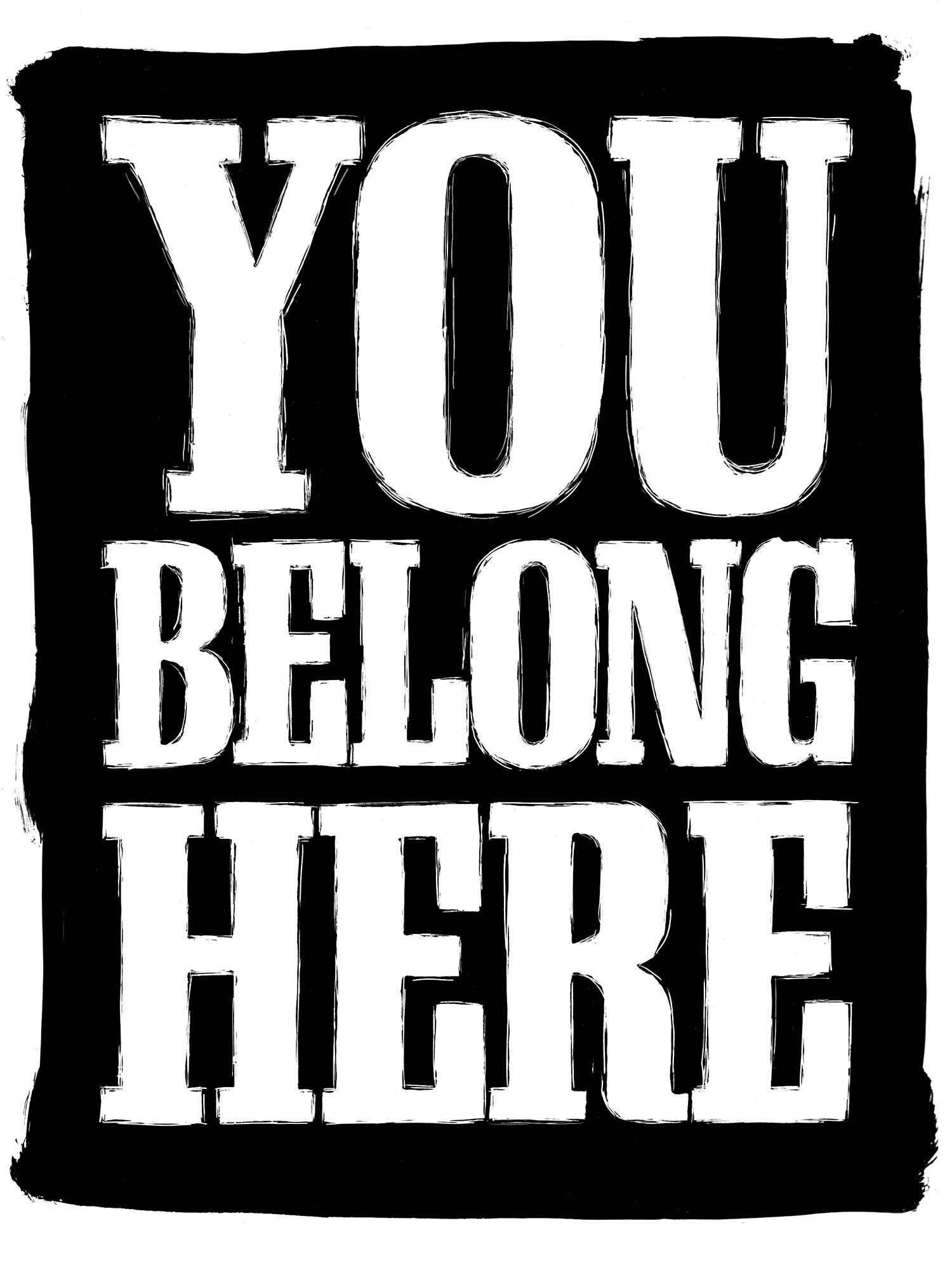 Justseeds You Belong Here 3366