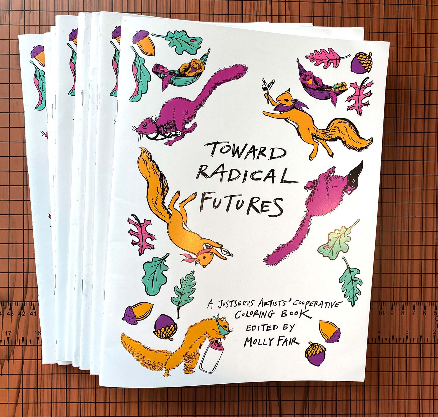 Justseeds  Toward Radical Futures: a Justseeds Coloring Book
