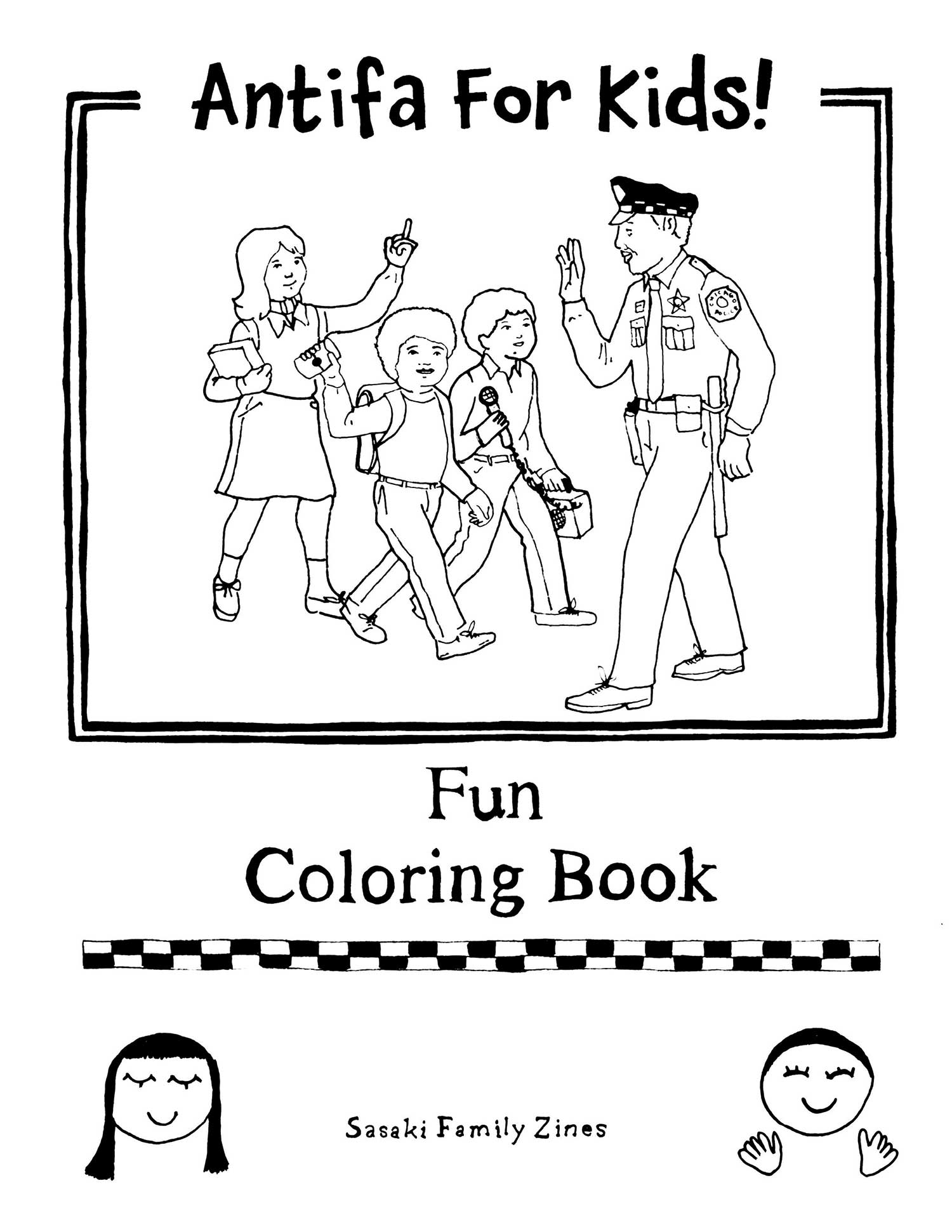 Justseeds  Antifa For Kids! (Fun Coloring Book)