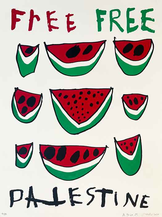 Free Free Palestine (Watermelon)