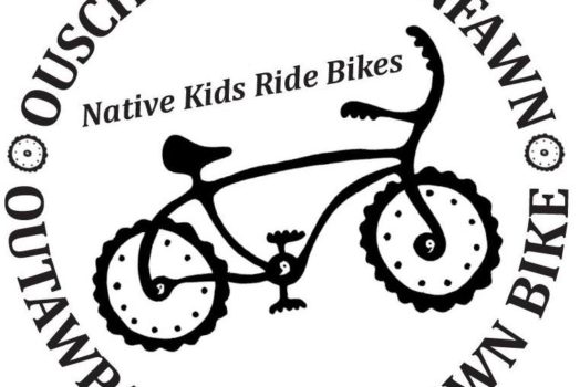 Native Kids Ride Bikes in Oskana Kâ-asastêki