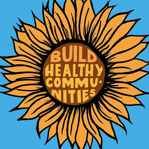 Healthy Communities: Enacting Climate Justice graphics package