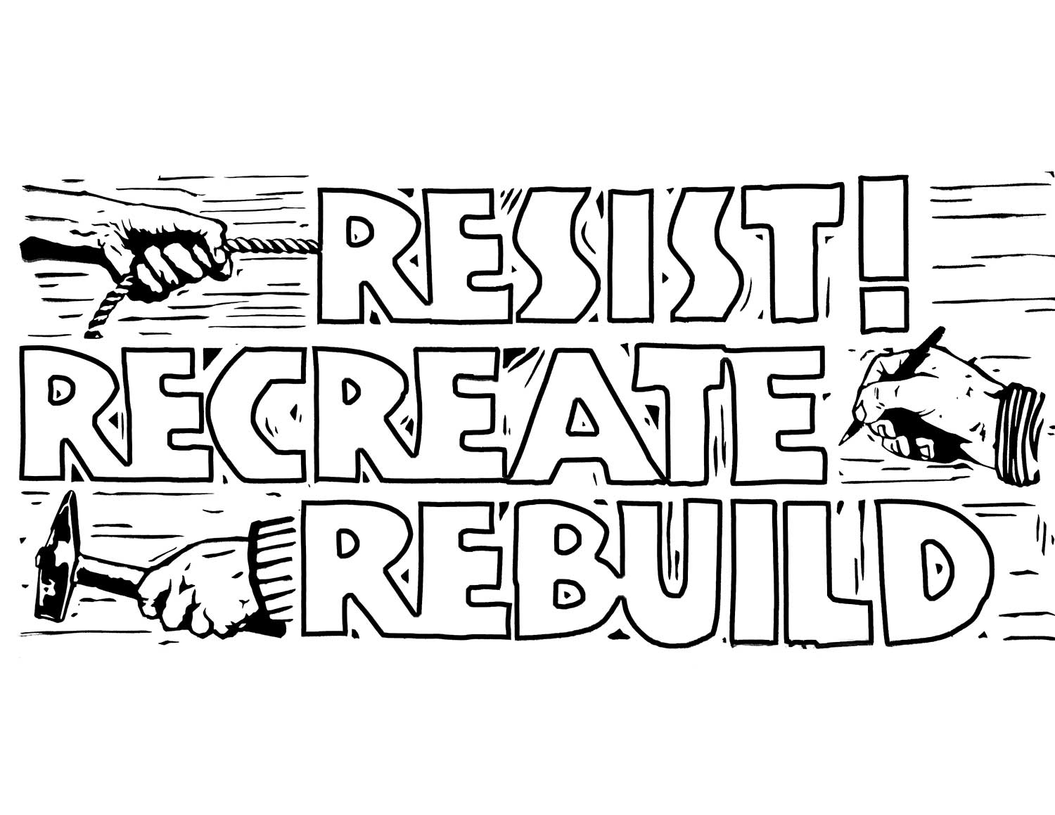 Justseeds  Toward Radical Futures: a Justseeds Coloring Book