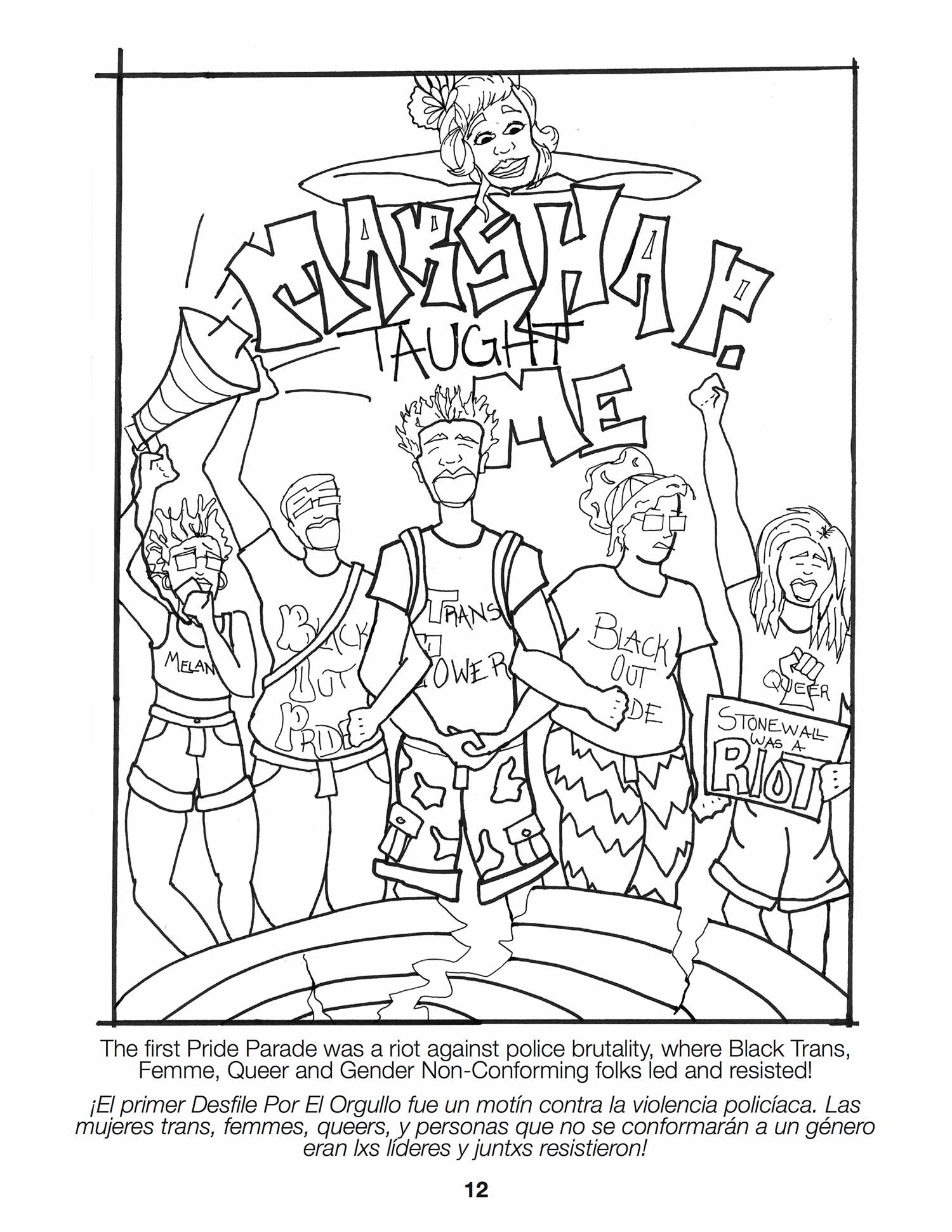 Trans Pride: A Coloring Book