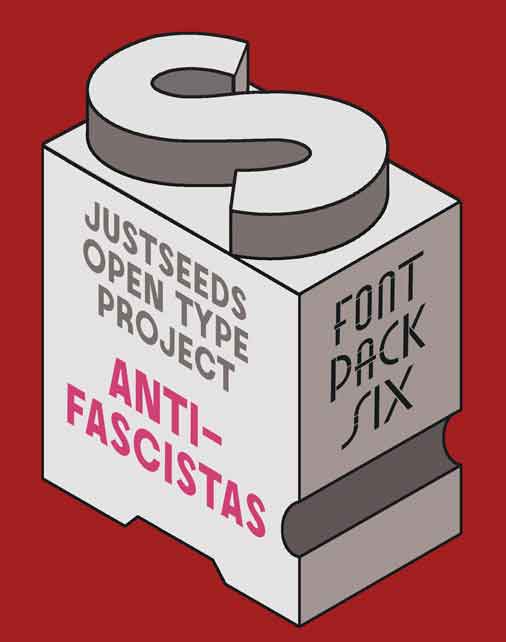 Justseeds Font Pack 6: Antifascistas