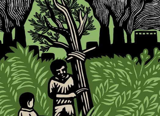 Keep Forests Standing: Graphics in Solidarity with the Pargamanan-Bintang Maria Community in Indonesia
