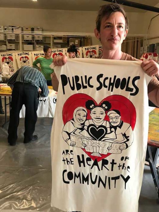 Justseeds | OEA Art Build: Stand with Oakland Teachers and Students!