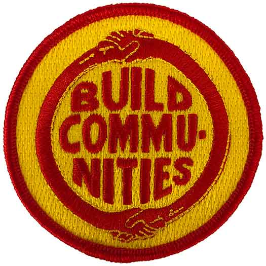 Build Communities embroidered patch