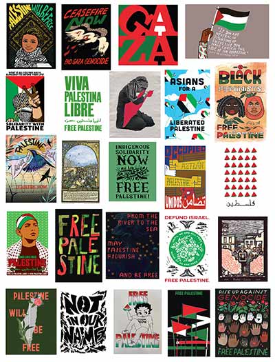 Pro-Palestine posters