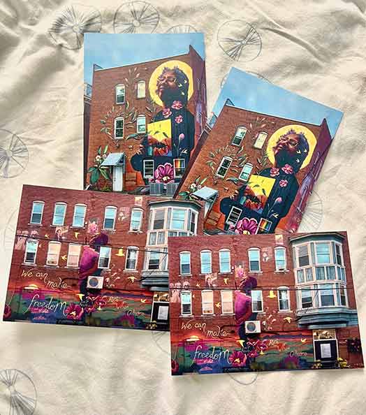 Ruth Wilson Gilmore Mural Postcards