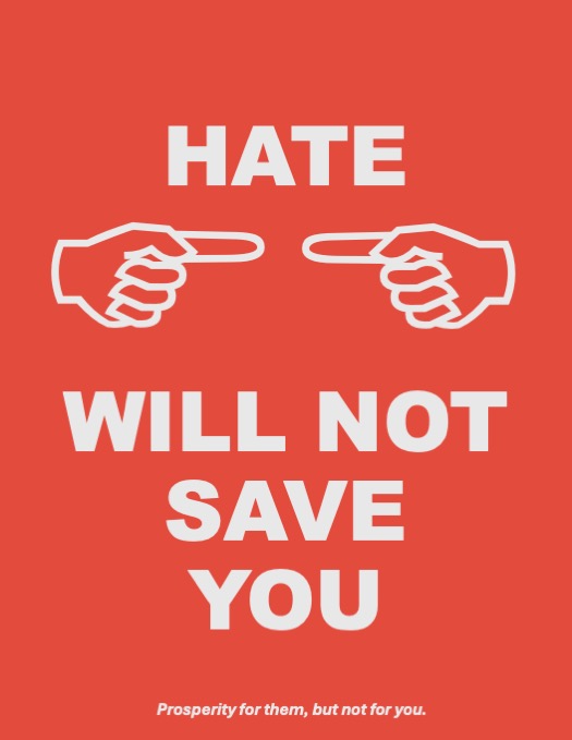 Hate Will Not Save You