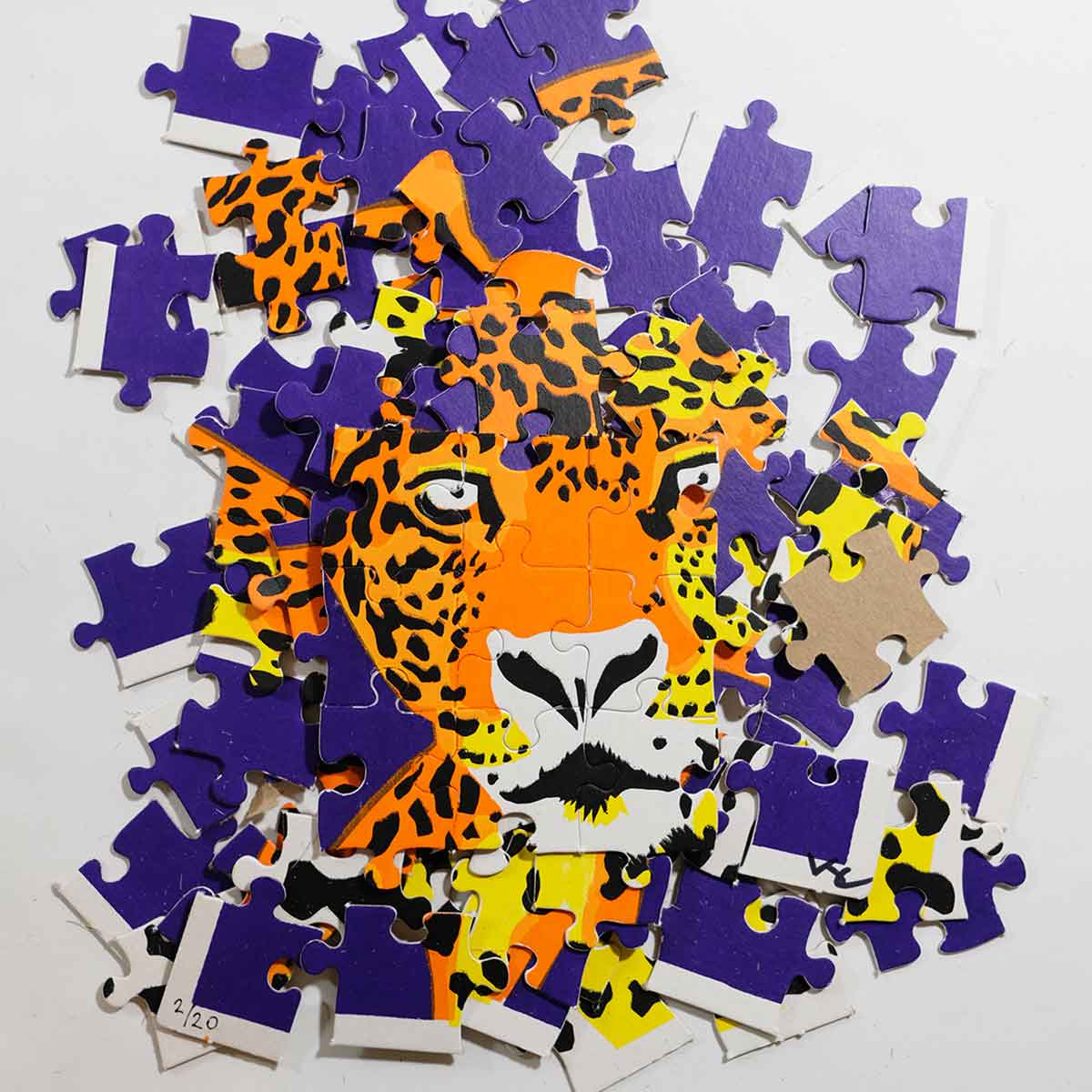 Wild Colors Puzzle, Jigsaw Puzzle - Art