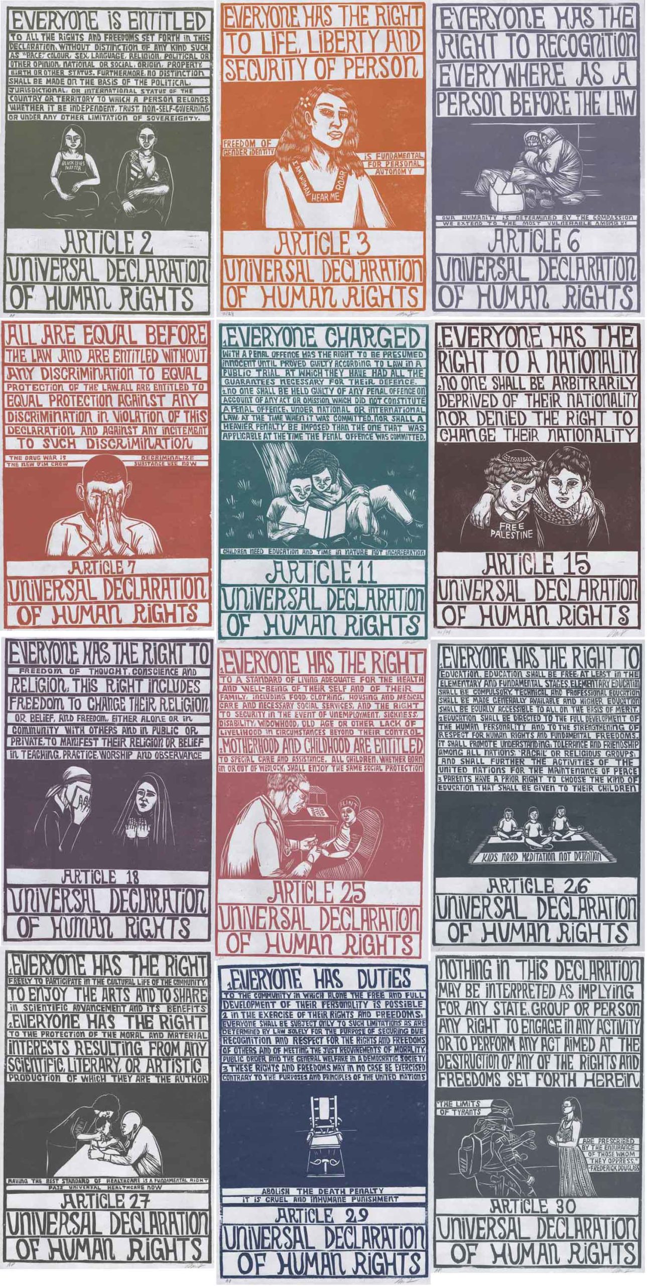 Universal Declaration of Human Rights - Justseeds