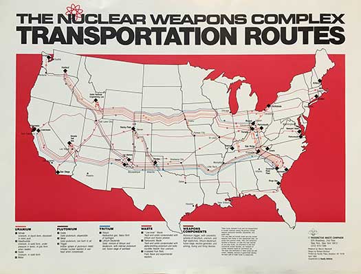 The Nuclear Weapons Complex Transportation Routes