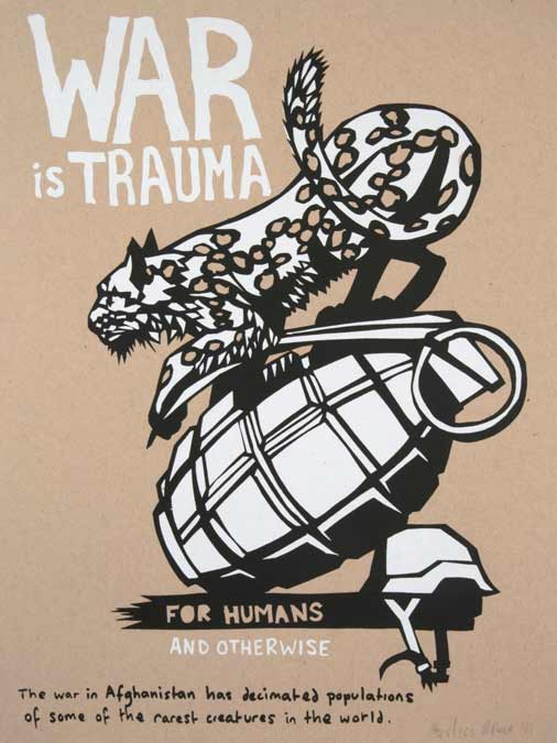 War is Trauma for Humans and Otherwise