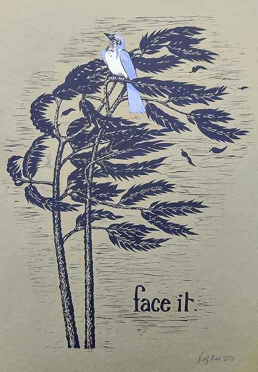 Face It (olive paper)