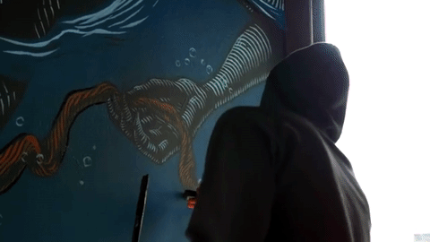 Video: Mazatl Painting in Brighton