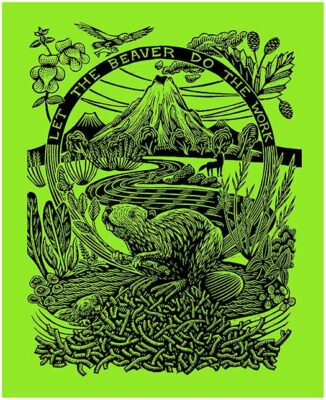 Wetlands Campout: Forest Screenprinting Edition and Beaver Survey with Roger Peet